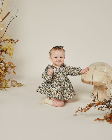 Rylee + Cru Enchanted Garden Button Short, Ivory